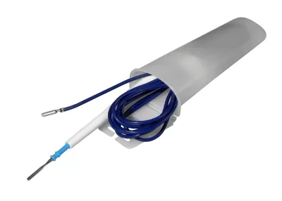 Kit creion electrochirurgical de unică folosință cu pedală, cu suport și/sau curățător de vârf